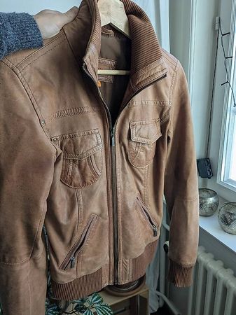 Helium Echtleder-Jacke aus Lammnappa, Gr. 10/M/42