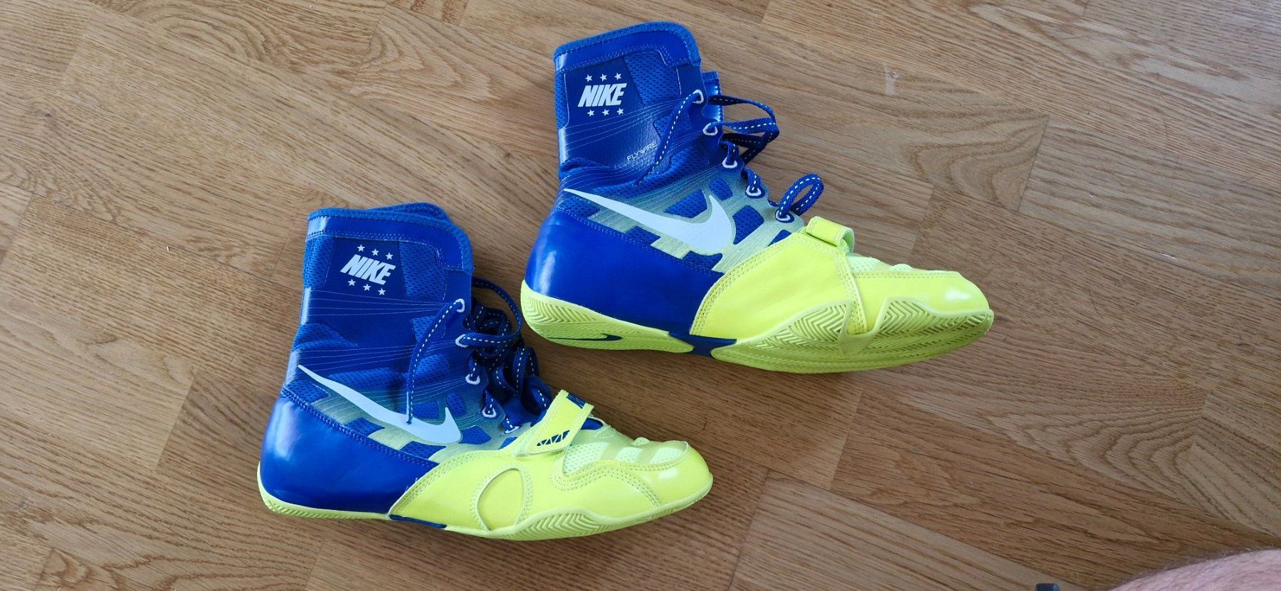 Nike Scarpe da uomo: Nike Hyperko Boxschuhe blau / gelb – Usato da Bern venduto da iiandrinii 1