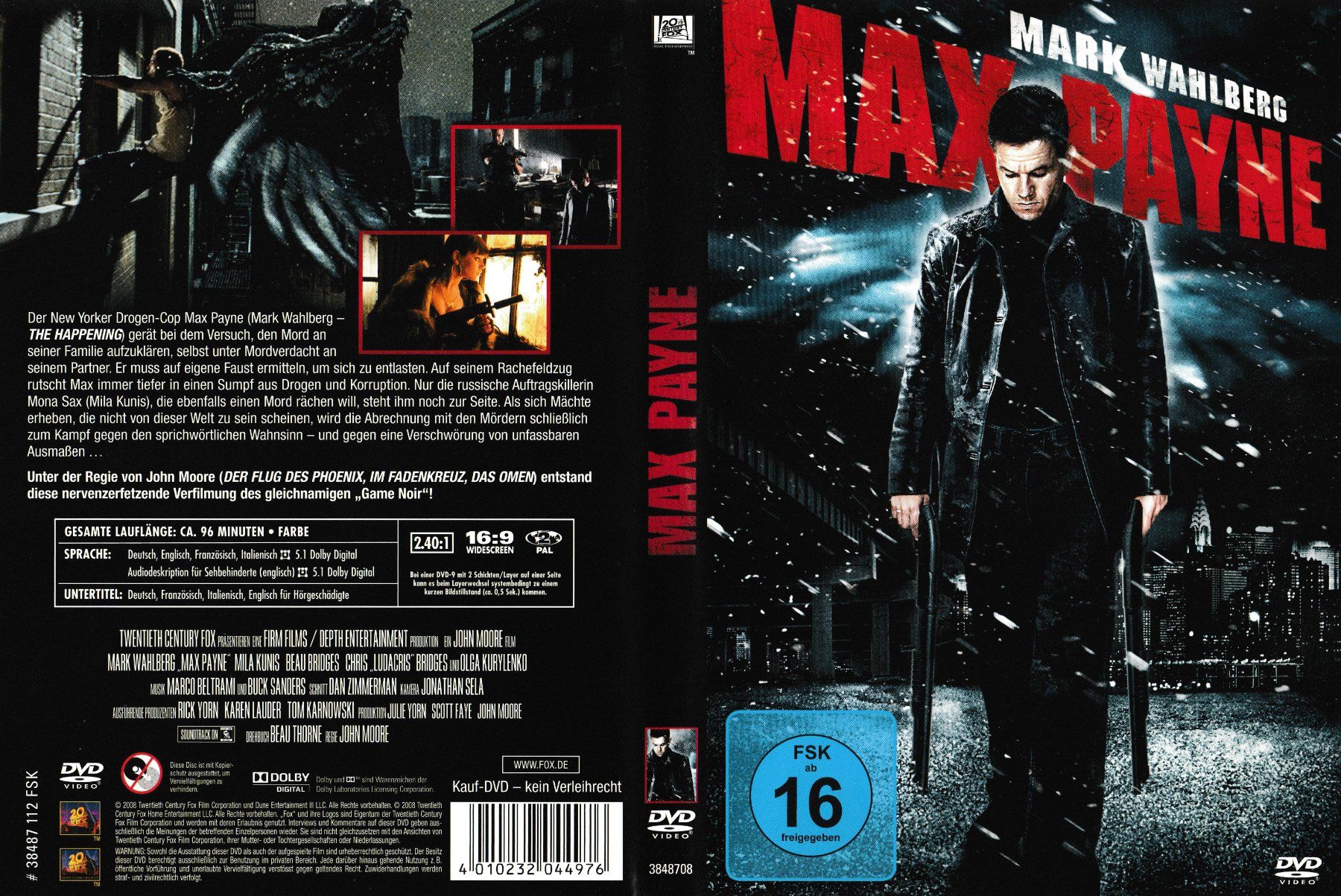 Tutti i DVDs: DVD - Max Payne – Usato da Langnau am Albis venduto da MediaRescuerKeLoX