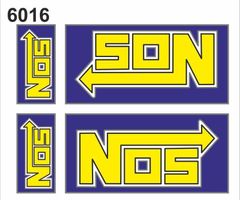 Nos Aufkleber  Sticker 4 teilig (Art. 6016)