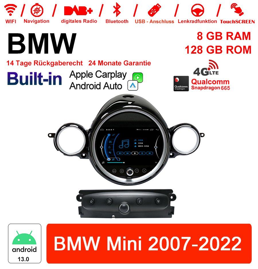 BMW Radio: BMW Mini Cooper 2007-Android 13.0 Autoradio – Nuovo e nell'imballaggio originale da Malans GR venduto da BUYBEST-Schweiz