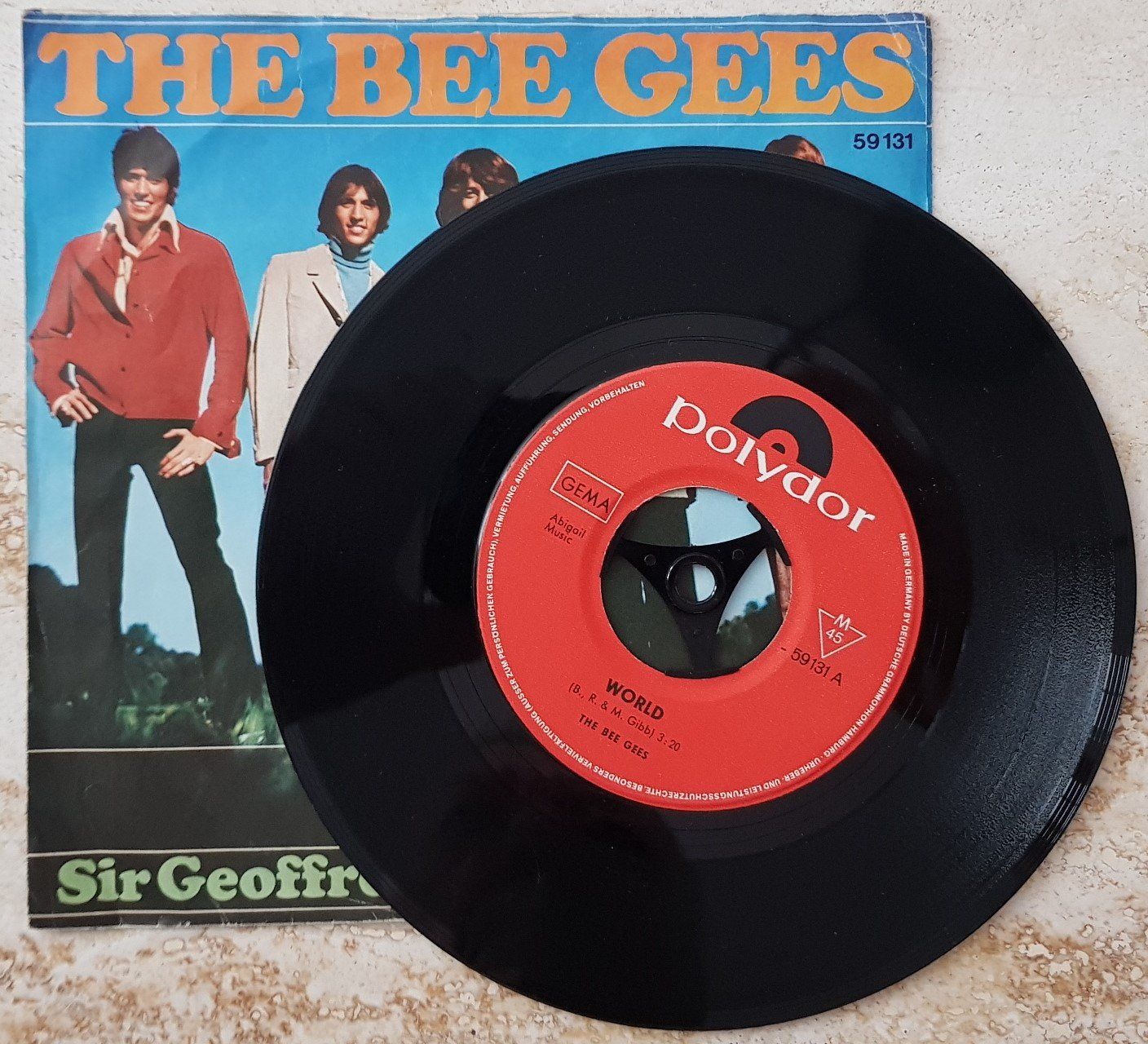 Dischi in vinile: Single Vinyl Bee Gees World 1967 – Usato da Winterthur venduto da Joschko 1