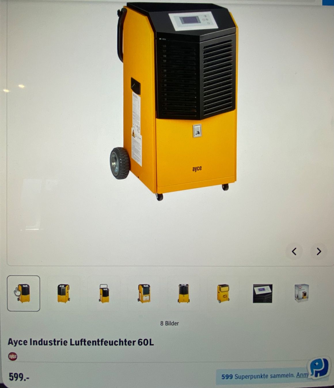 Deumidificatori: Bautrockner 60L – Usato da Hinwil venduto da hasuka 4