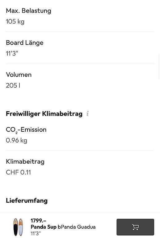 Surfboards & Schwimmbrette: Sup Panda mit Zubehör – Neu (gemäss Beschreibung) aus Bäretswil von SoGi1519 1