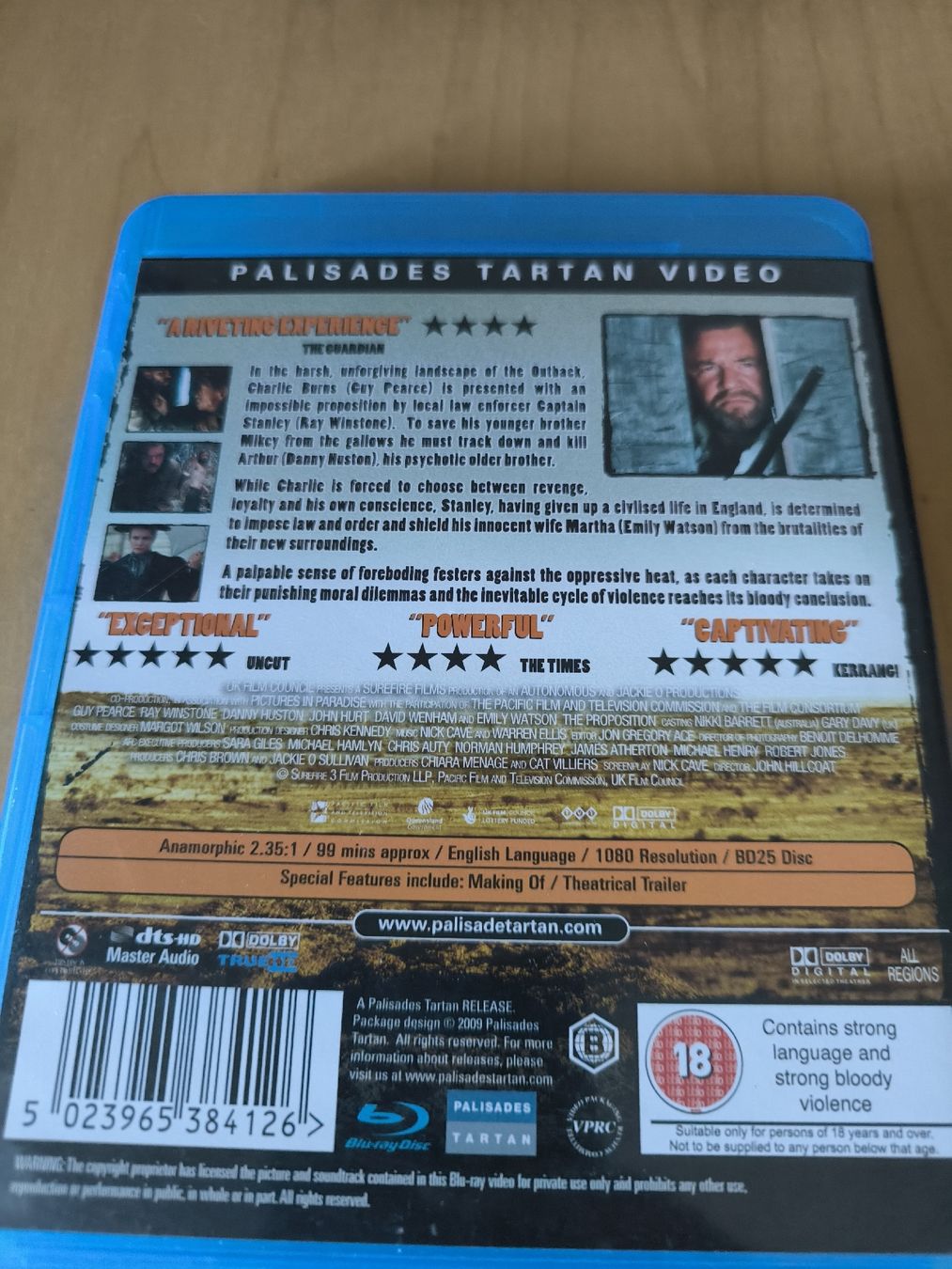 Alle DVDs: The Proposition Blu Ray UK Version – Neu (gemäss Beschreibung) aus Zürich von kev_pbg7 1