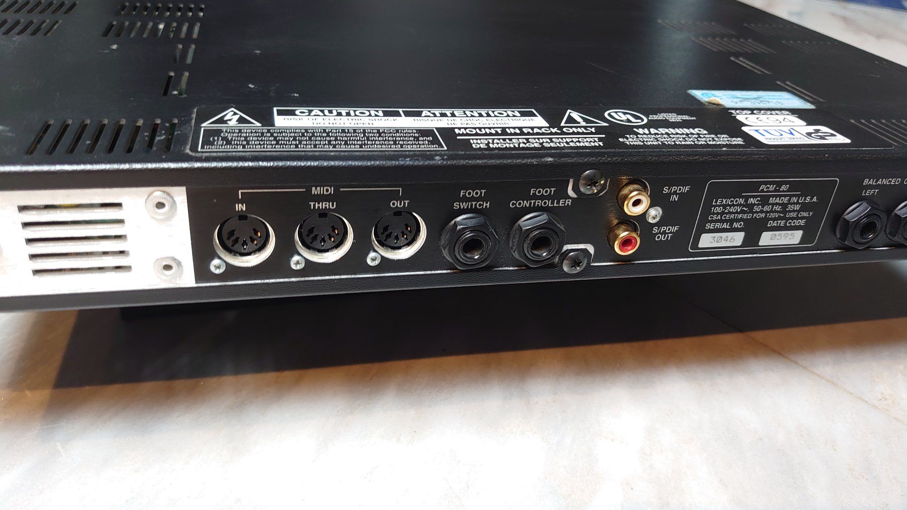 Musikinstrumente: Lexicon PCM-80 - Legendäres Hallgerät – Gebraucht aus Obermumpf von Charly62 3