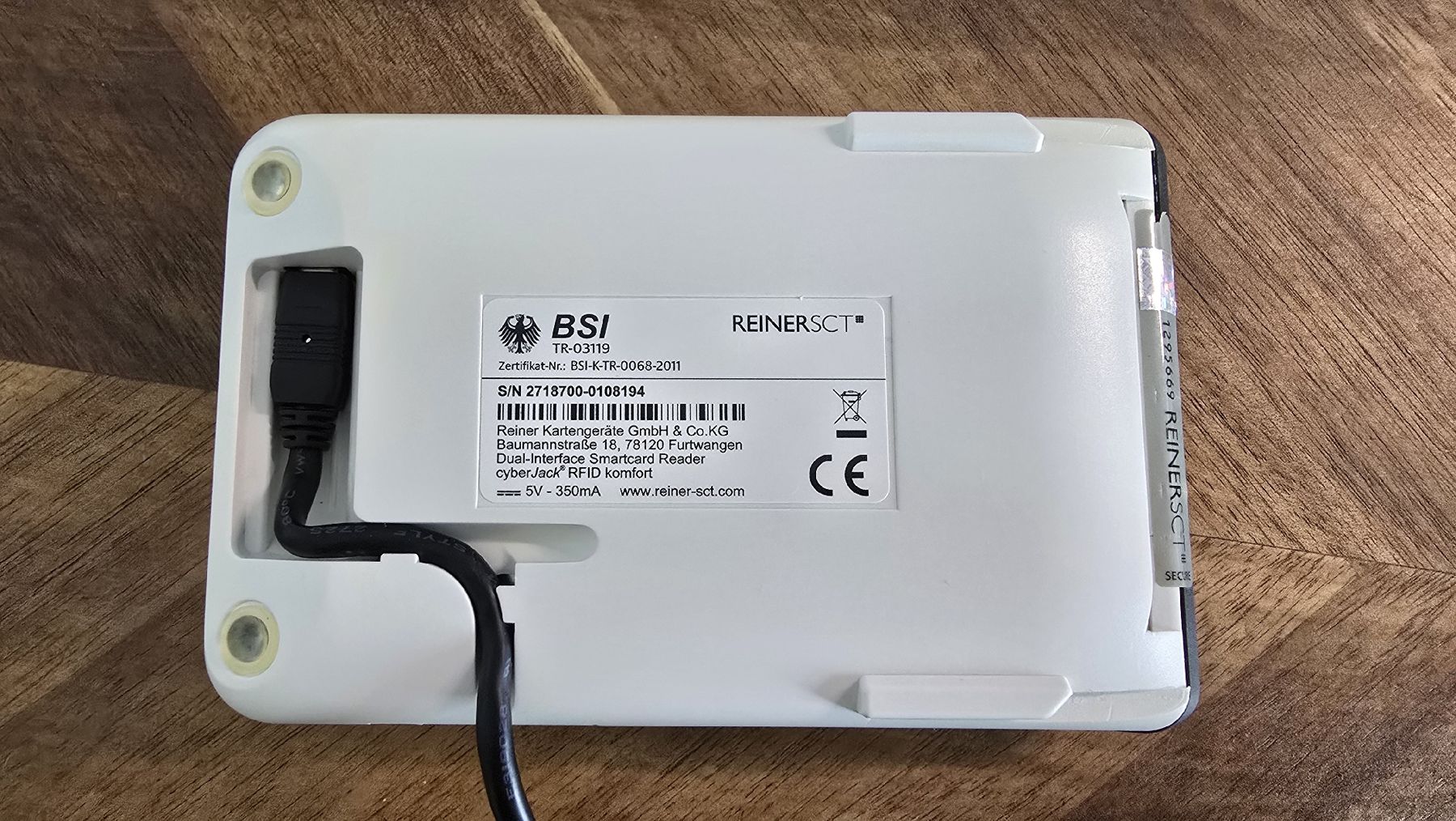 Lecteurs de cartes: Kartenlesegerät REINERSCT CYBER Jack RFID – D'occasion à Zürich par rolf290 1