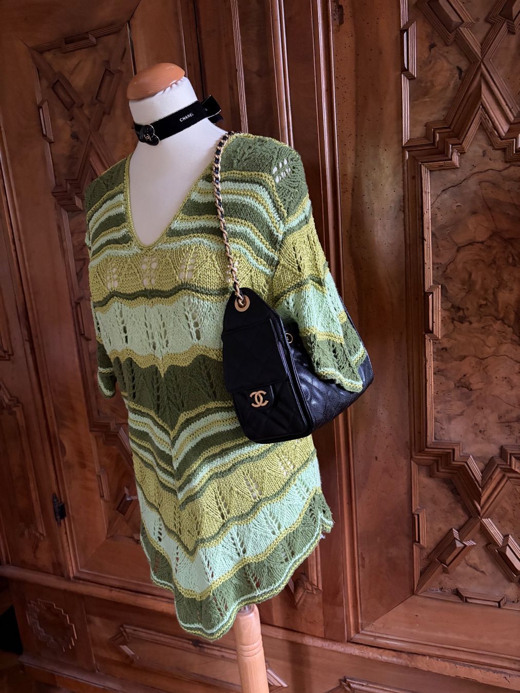 Tuniche: HANDMADE Strick-Tunika  Größe M  /38-40DE/ – Usato da Interlaken venduto da Bona55 2