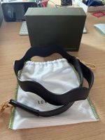 Longchamp Schulterriemen Leder Schwarz mit Staubbeutel
