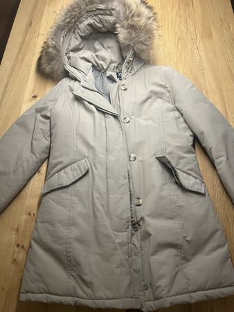 Winterjacke mit Echtpelz Kapuze, Gr. Xs,Top Zustand!