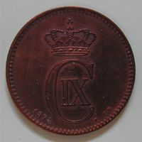 013 DK, CHRISTIAN IX., 5 ÖRE 1874, Bro, ss