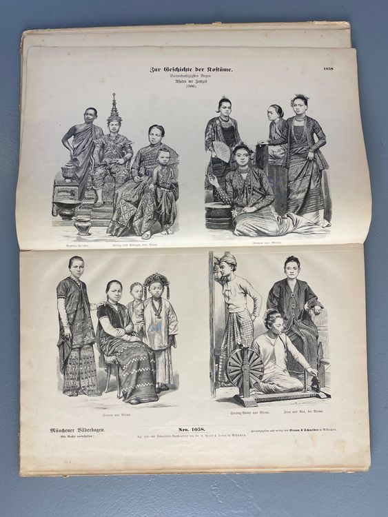 Libri: ANTIKES KINDERBUCH “MÜNCHNER BILDERBOGEN” 1898 – Usato da Zürich venduto da NIKI777 5