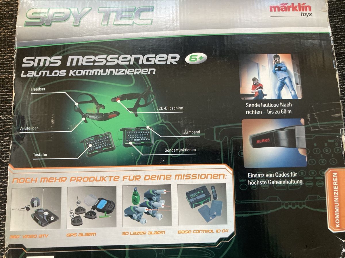 Märklin Modelleisenbahnen: Märklin Toys Set komplett Spy Tec – Gebraucht aus Ins von teamfairerdeal 4
