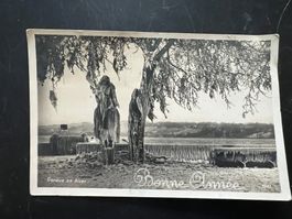 AK 1929 Bonne Annee Genf im Winter    (G1068)