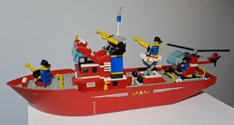 LEGO 4031 Feuerwehr Schiff Fire Rescue 1991 kpl vintage top