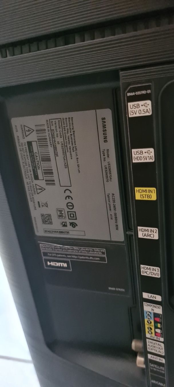 Smart Televisori: Samsung Ue32m5570 – Usato da Liestal venduto da bobanil01 2