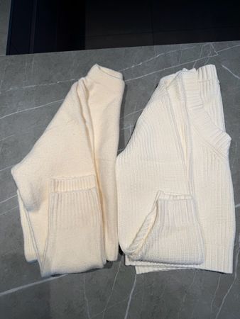 2 Pullover Zara und C&A Cremeweiss Grösse L