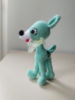 Gazelle en crochet fait main, unique pour votre enfant! 19cm