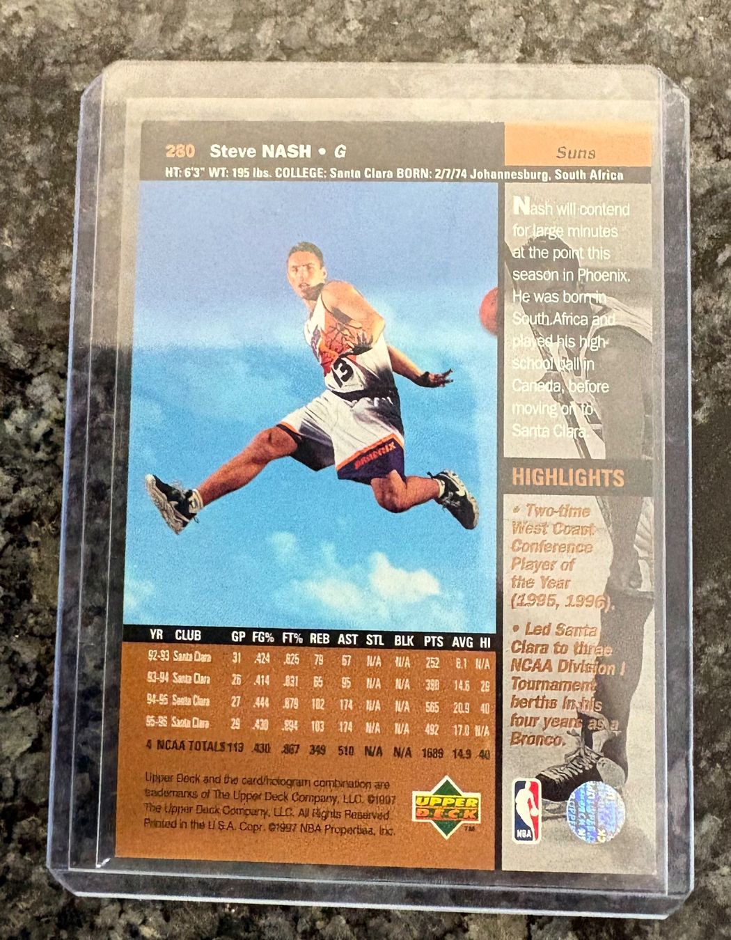 Nba Carte collezionabili: NBA Steve Nash Upper Deck 96/97 Rookie Card – Nuovo (secondo la descrizione) da Muttenz venduto da joba23 1