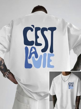 Herren T-Shirt – „C’EST LA VIE“
