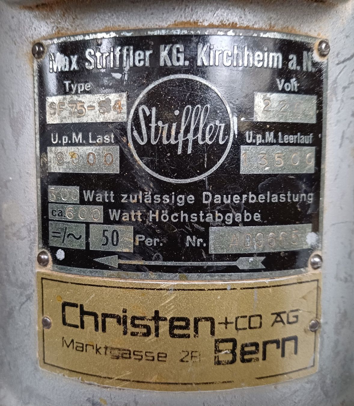 Tutte le macchine: Handoberfräse Striffler – Usato da Bern venduto da gephard 2