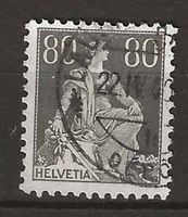 CH141y - Helvetia avec épée no 141y  obl.