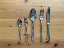 Besteck Set Edelstahl für 12 Personen (60 Stk.)