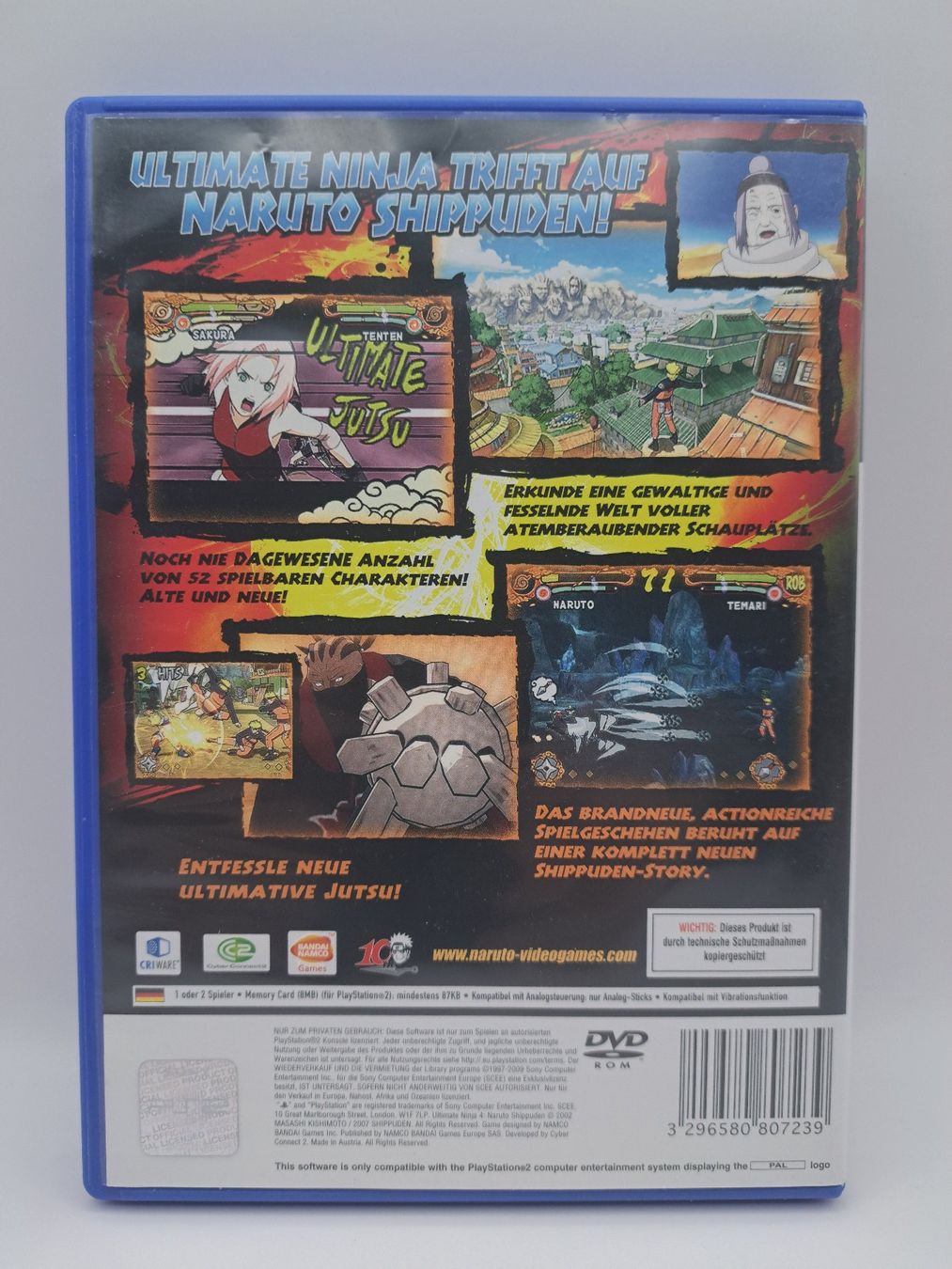 Spiele: Naruto Shippuden Ultimate Ninja 4  (Playstation 2/PS2) – Gebraucht aus Balgach von Wasnwasn 1