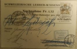 Lote sello Suiza, Helvetia, Carta Postal, Zurich 1913