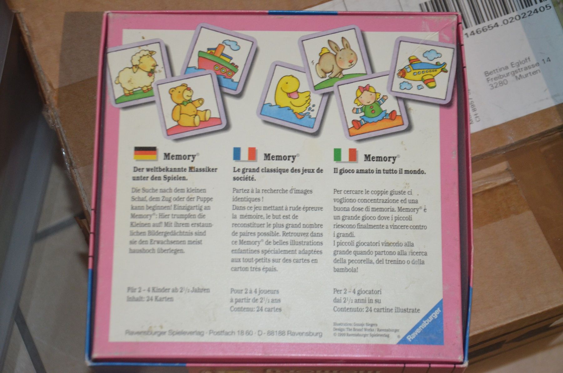 Ravensburger Giochi: JEUX SPIEL - MEMORY – Usato da Chiasso venduto da Dolly015 1