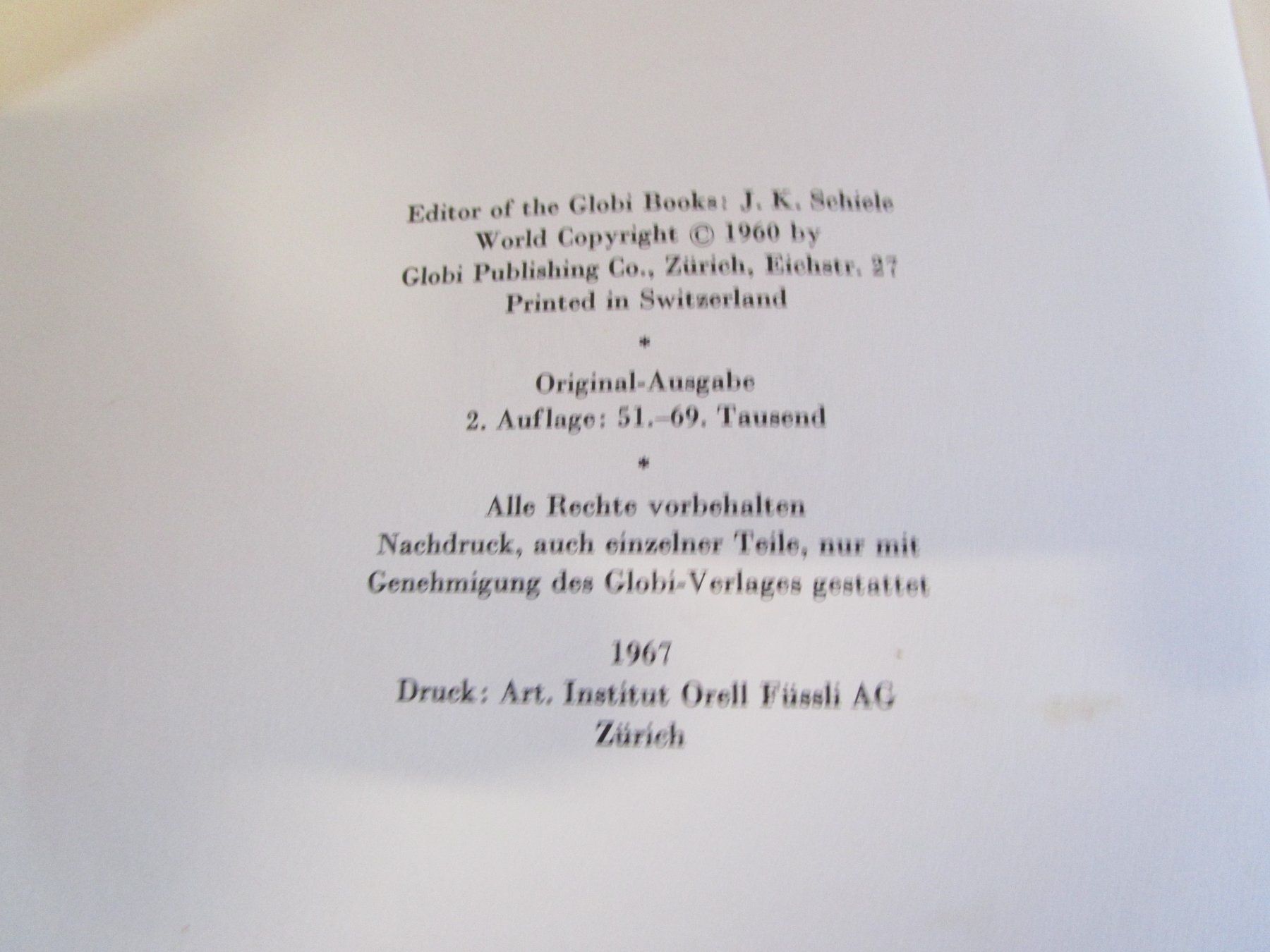Libri: Globi Buch:  Globi toller Tag 1967 – Usato da Rupperswil venduto da Ema10 2