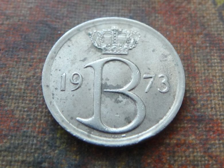 Tutti le monete: BELGIQUE  25  Centimes  1973 – Usato da Romanel-sur-Lausanne venduto da Swift13