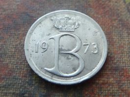 BELGIQUE  25  Centimes  1973