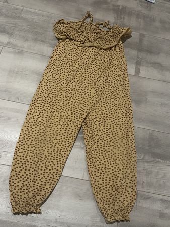Konges Slojd Jumpsuit beige Blumen Grösse 98