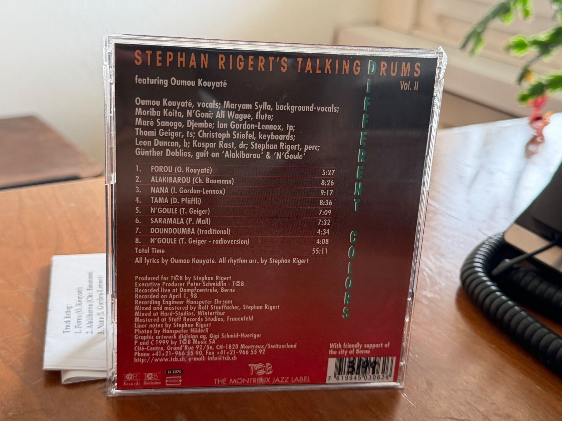 CD: Stephan Rigert's Talking Drums - Different Colours 2 KA02AS – Nuovo (secondo la descrizione) da Küsnacht ZH venduto da JazzRecords 1