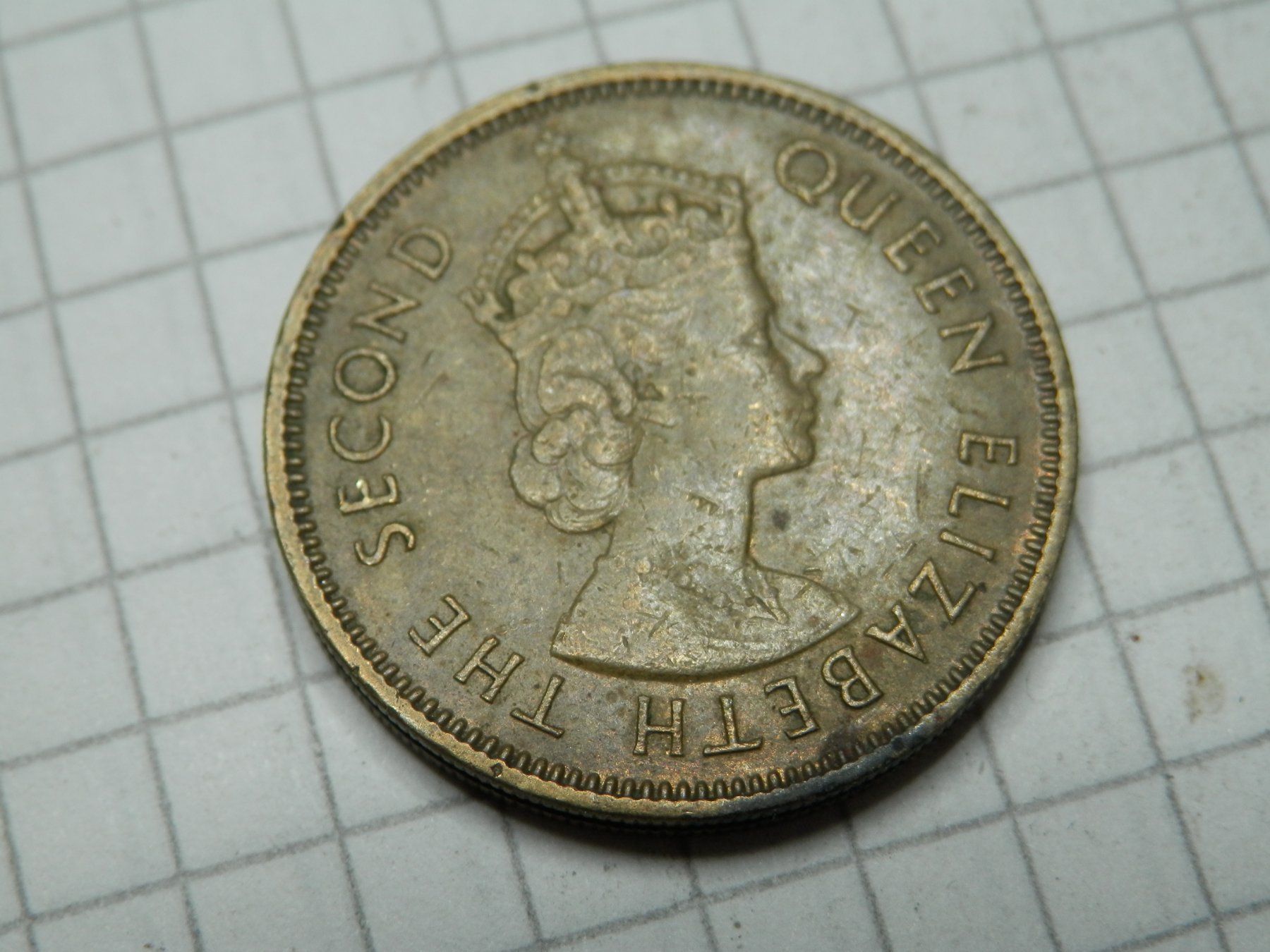 Alle Münzen: Hongkong 10 Cent, 1964 – Gebraucht aus Weiach von weiach81