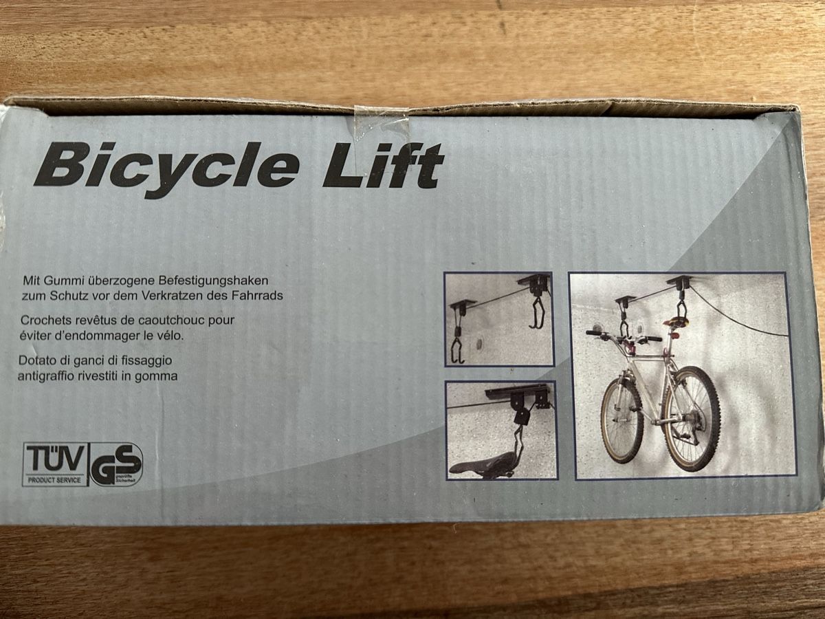 Supporti a parete: Fahrradlift originalverpackt – Nuovo e nell'imballaggio originale da Liestal venduto da Superconny73