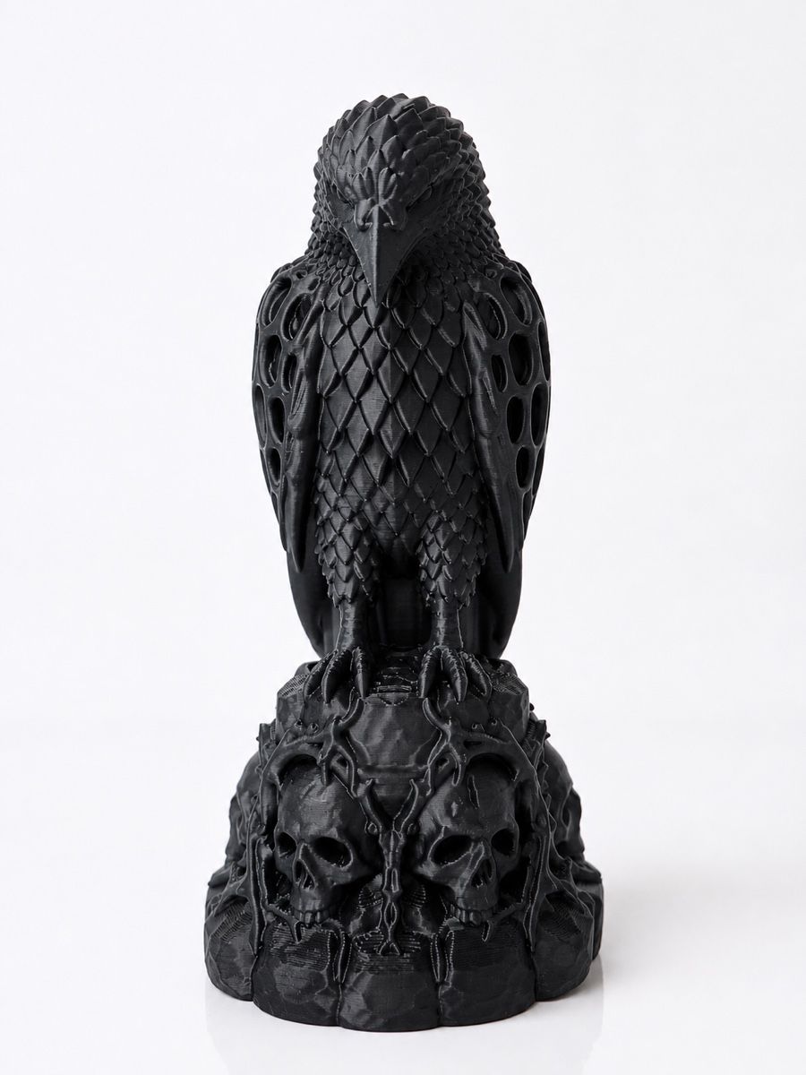 Skulpturen & Statuen: Black Eagle Skull Statue Sculpture New – Neu (gemäss Beschreibung) aus Dübendorf von del_82k8 2