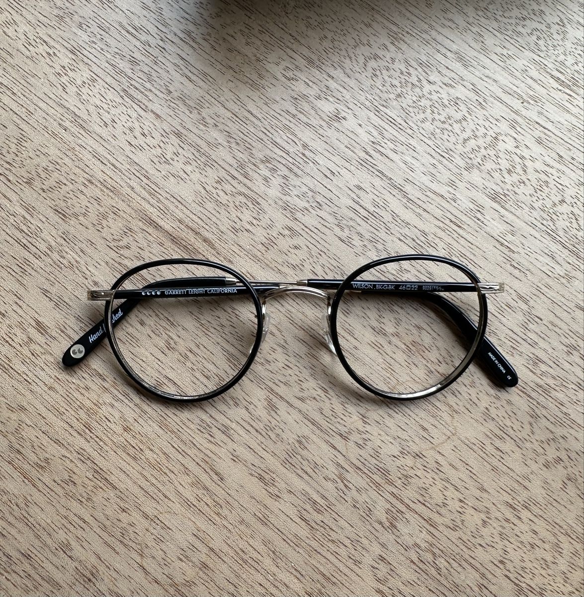 Garrett Occhiali & Lenti: Garrett Leight Wilson Round Glasses – Nuovo (secondo la descrizione) da Wollerau venduto da stoni03 5