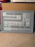 Tableau décoratif Provence en bois