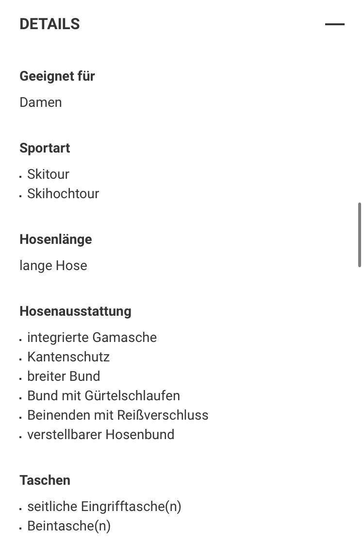 Dynafit Hosen: Dynafit Mercury DST damen gr.40/L neuw. – Gebraucht aus Bever von dvojca 6