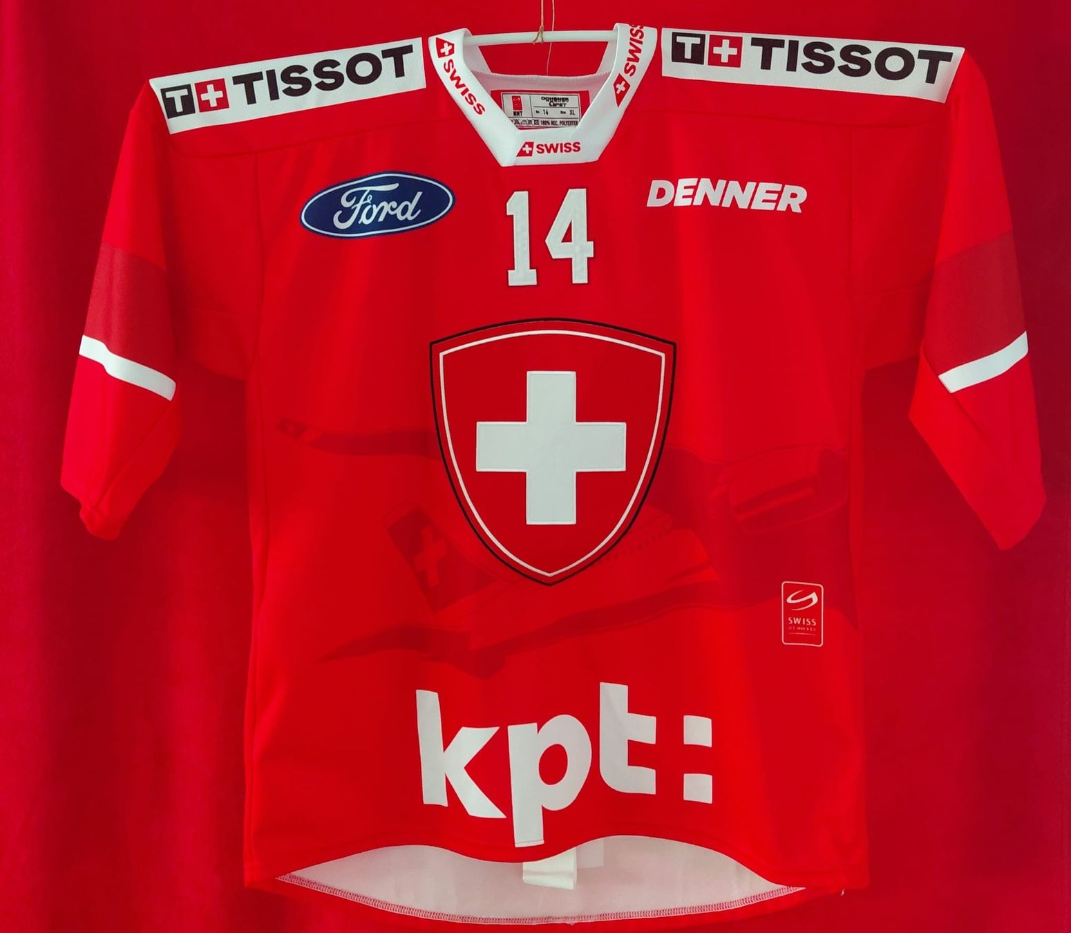 Gameworn Canottiere & Pantaloni: Swiss Eishockey Trikot Kukan – Usato da Wilen b. Wollerau venduto da Sousi82