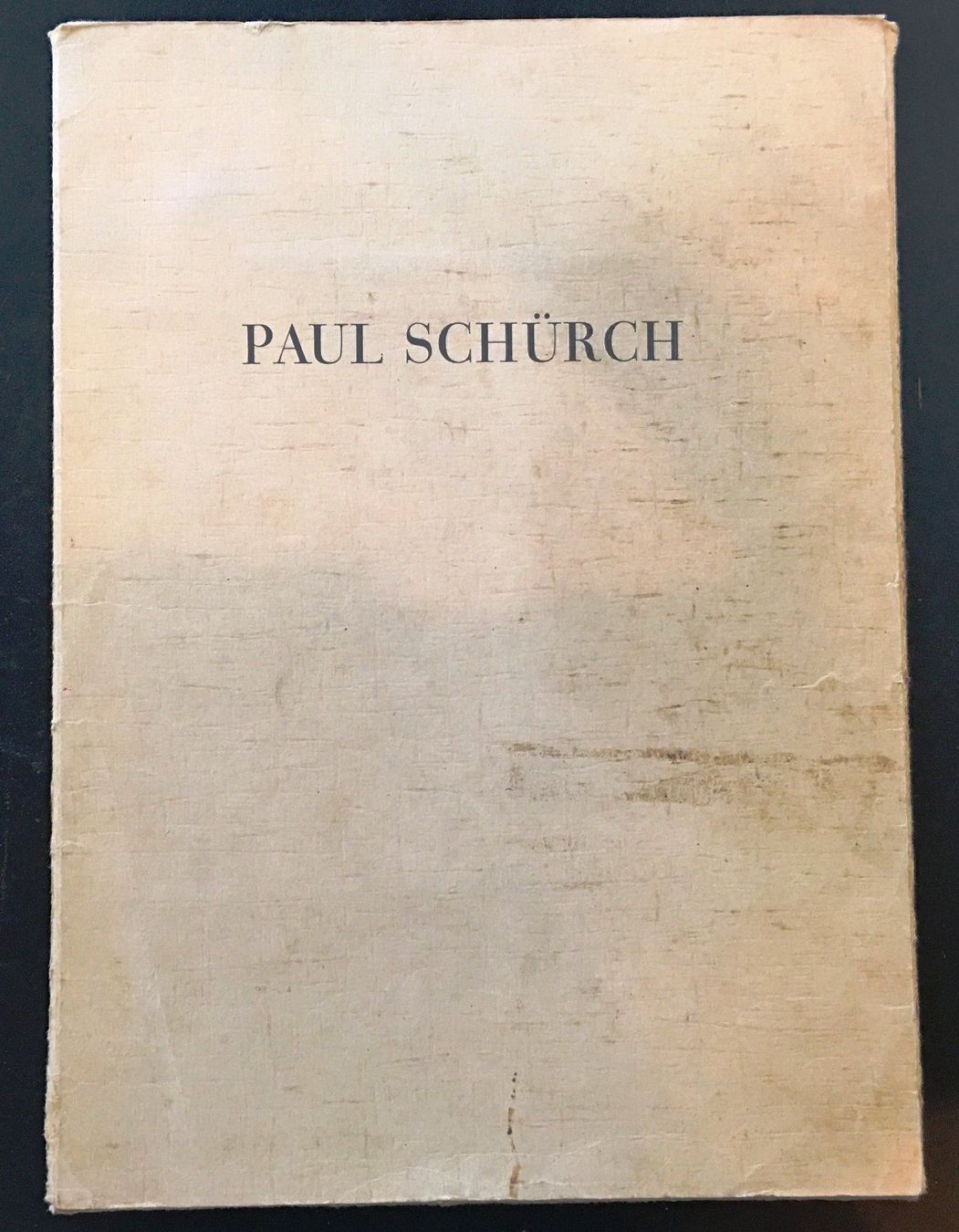 Poster & Bilder: PAUL SCHÜRZH 1886-1939 – Gebraucht aus Oftringen von Vucki 1
