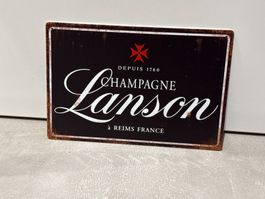 CHAMPAGNE LANSON  Schild Neu! Nur bei uns erhältlich!!!
