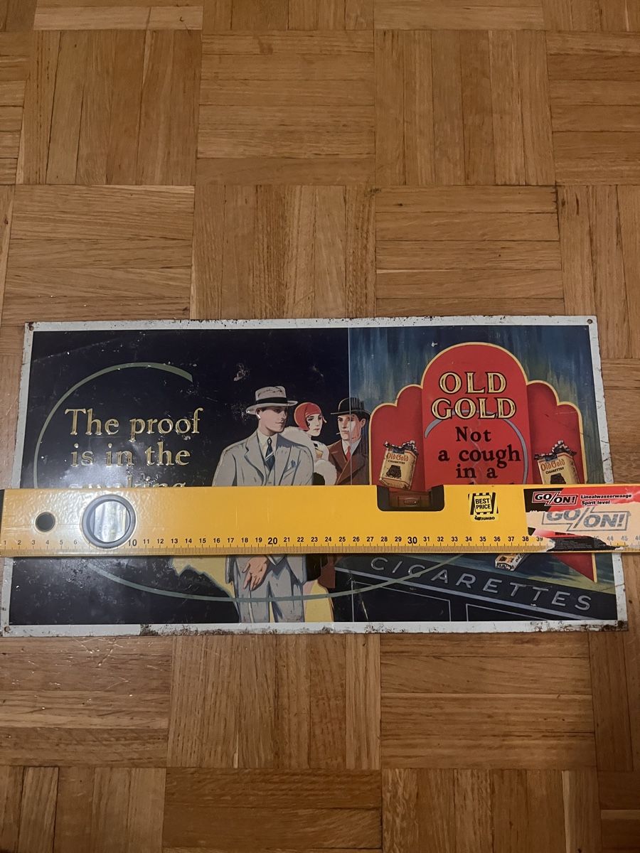 Insegne: Schild Old Gold Cigarettes – Usato da glattbrugg venduto da evoli09 1