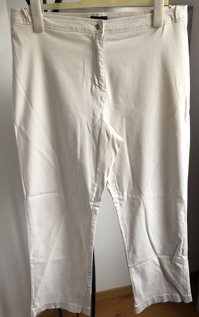 Hosen: pantalon blanc weiss Hose taille 44 – Gebraucht aus Athenaz (Avusy) von cyrano476