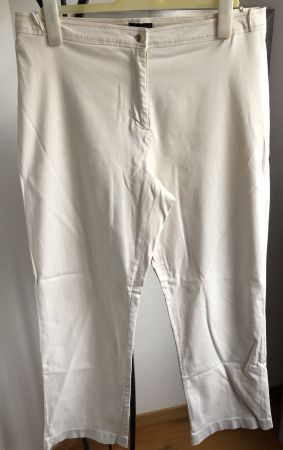 pantalon blanc weiss Hose taille 44
