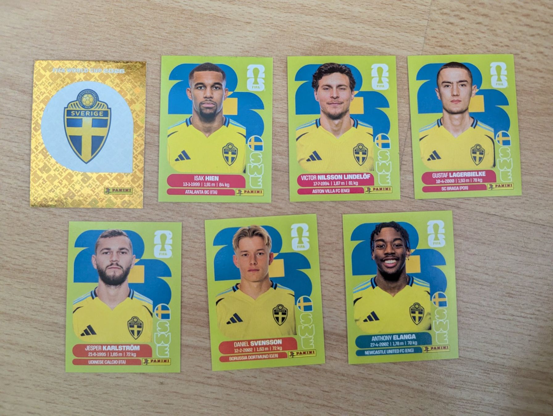 Panini Carte collezionabili: Panini WM 2026 verschiedene Bilder SWE – Nuovo (secondo la descrizione) da Horgen venduto da Danosh17