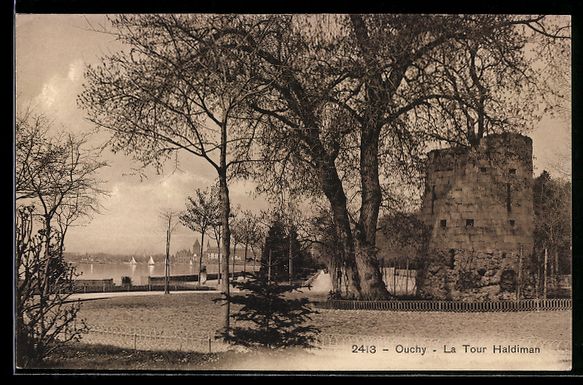 Cartoline postali: AK Ouchy, La Tour Haldiman – Usato da Berlin venduto da bartko-reher