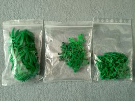 Lego Palmen Blätter und anderes Grün